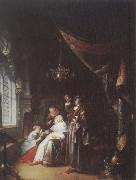 Gerrit Dou The Dropsical Lady oil on canvas